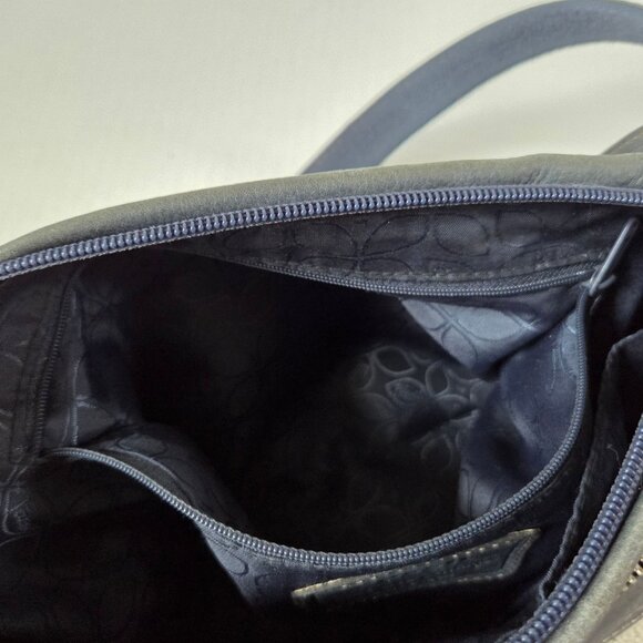 Fossil Purse Gray Blue Leather Hobo Boho Shoulder Bag PATINA FADE - Picture 13 of 16